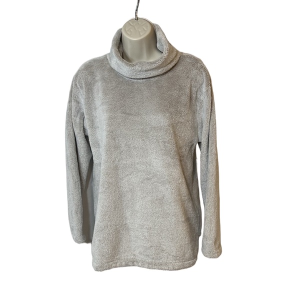 Rafaella Sweaters - Rafaella Wheat Heather Teddy Pullover Womens S Cozy Winter Lounge Chic